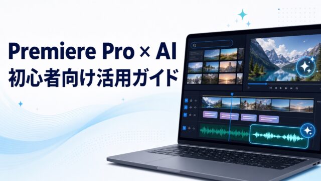 Premiere ProのAI機能を初心者向けに解説する2026年版アイキャッチ